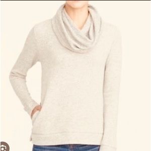 J Crew Mercantile cowl funnel sweatshirt sz Large